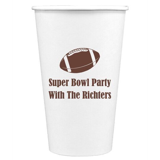 Football Paper Coffee Cups